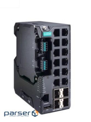 Керований комутатор Full Gigabit Ethernet, 8 портів 10/100/1000BaseT(X), 4 п (EDS-G4012-4GC-HV-T)
