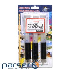 Заправний набір WWM CANON PG-40 Black (3x20ml) (IR3.C40/B)