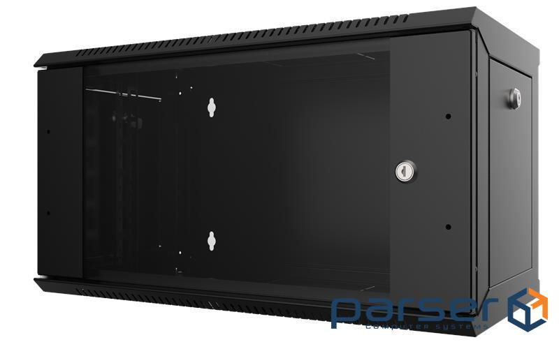 Шафа MIRSAN 19, 12U, WTC, 600x600 мм, максимально 80 кг, чорна (MR.WTC12U66DE.01)