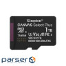 Карта пам"яті Kingston 1TB microSDXC class 10 UHS-I U3 V30 A1 Canvas Select Plus (SDCS3/1TBSP)