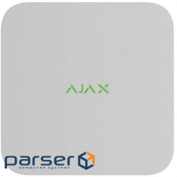 Мережевий відеореєстратор Ajax NVR, 8 каналів, jeweller, білий (000034516) (000034516)