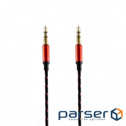 Кабель мультимедійний Jack 3.5mm male/Jack 3.5mm male 1.0m Extradigital (KBA1775)