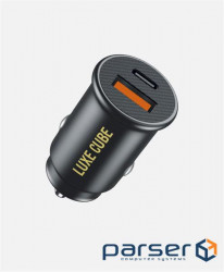 Car charger Luxe Cube 20W (2USBх 3A) Black (9988449841235)