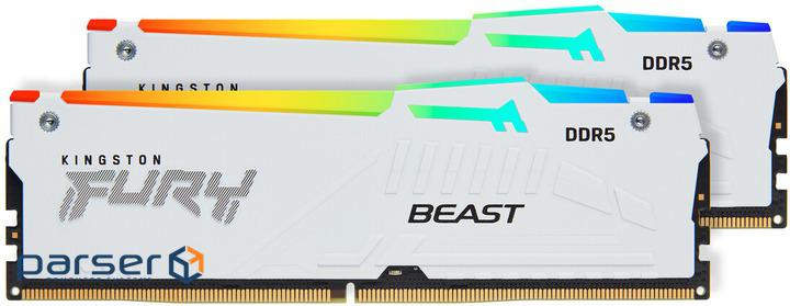 Оперативна пам'ять Kingston FURY Beast White EXPO 32GB 5600MT/s DDR5 (Kit of 2) (KF556C36BWEK2-32)