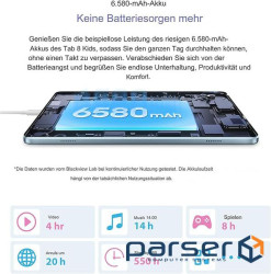 Планшет Blackview Tab 8 Kids 4/128GB Pudding Pink (6931548313038), 10.1" (1280x800) IPS / Rockchip R