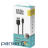 Дата кабель USB 2.0 AM to Micro 5P 1.2m black Piko (1283126494918)