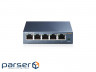 Network switch Cisco SG350X-48-K9-EU Тип - управляемый 3-го уровня, форм-фактор - в стойку, количество портов - 54, порты - SFP+, Gigabit Ethernet, комбинированный, возможность удаленного управления - управляемый, коммутационная способность - 176 Гбит/ с, размер таблицы МАС-адресов - 64000 Кб, корпус - Металический, 48x10/ 100/ 1000TX, 2хSFP+ TP-Link TL-SG105