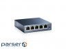 Network switch Cisco SG350X-48-K9-EU Тип - управляемый 3-го уровня, форм-фактор - в стойку, количество портов - 54, порты - SFP+, Gigabit Ethernet, комбинированный, возможность удаленного управления - управляемый, коммутационная способность - 176 Гбит/ с, размер таблицы МАС-адресов - 64000 Кб, корпус - Металический, 48x10/ 100/ 1000TX, 2хSFP+ TP-Link TL-SG105