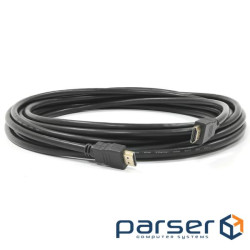 HDMI Патчкорд 19+1, 4k 60hz, 5 м, чорний (LW-HD-015-5M)