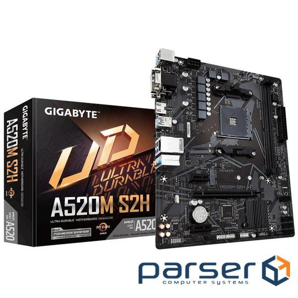 Материнська плата GIGABYTE A520M S2H