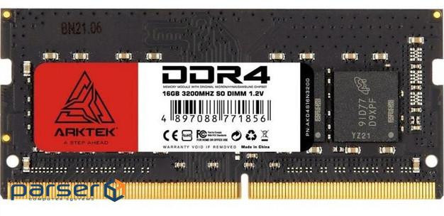 SO-DIMM Arktek DDR4 16GB 3200 CL22 1.2v (AKD4S16N3200)