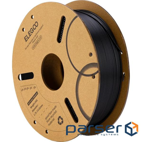 Пластик (Filament) ELEGOO PLA 1кг, 1.75мм, чорний (50.203.0038)