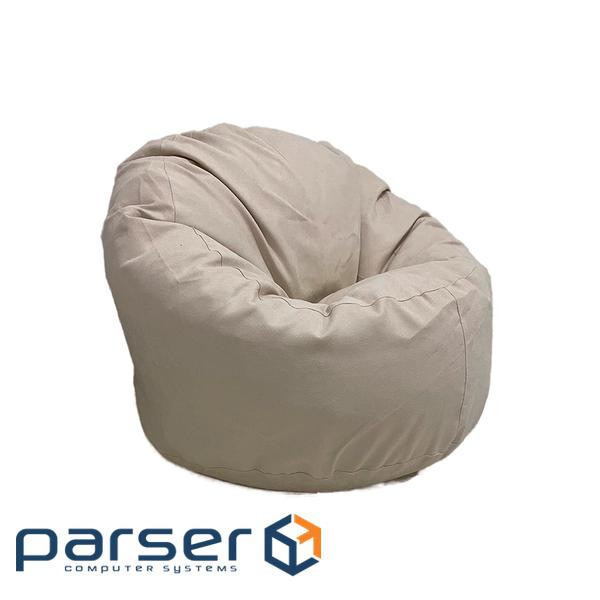 Крісло - мішок Voltronic Хмарка 85 см (XXL) Велюр Great Ecru (YT24603) Great Ecru (YT24603)