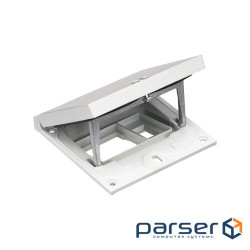 Люк до підлог коробки IP66 1,5хK45 місце 1хRJ45 Keystone, під ключ, нерж сталь (KFH101SEC/72)