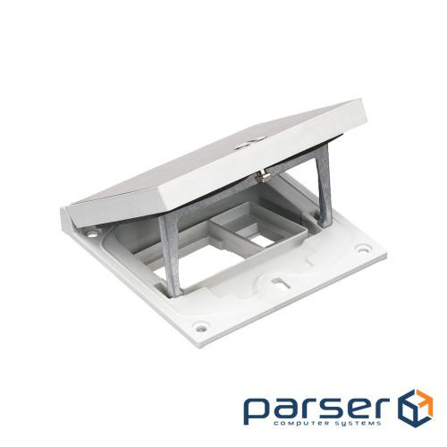 Люк до підлог коробки IP66 1,5хK45 місце 1хRJ45 Keystone, під ключ, нерж сталь (KFH101SEC/72)