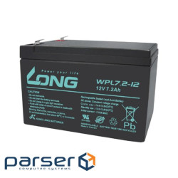 Батарея до ДБЖ Long 12V 7.2Ah (WPL7.2-12)