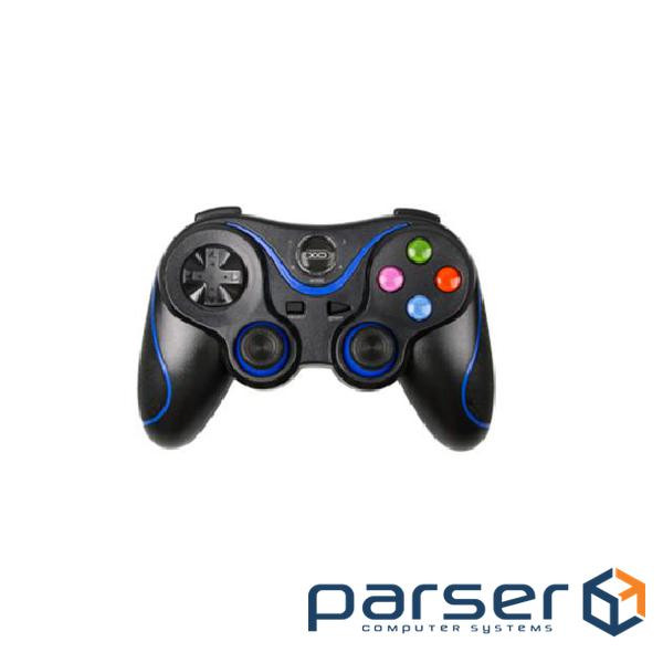 Геймпад бездротової XO GP6 A для PS4 Bluetooth / Wired, 17 кнопок, (Black / Red), 3.7V, 6 (XO GP5 A)