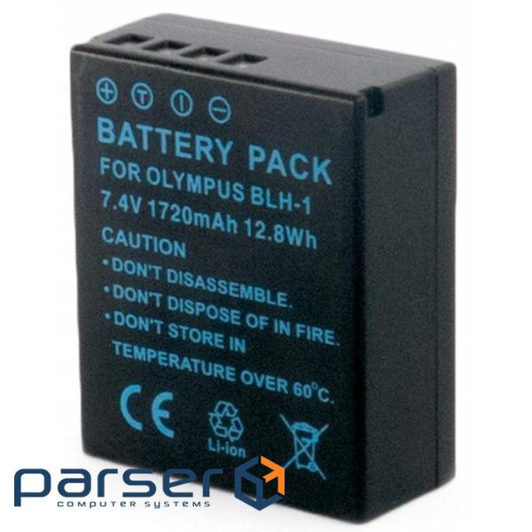 Battery for photo / video Extradigital Olympus BLH-1, 1720 mAh (BDO2702)