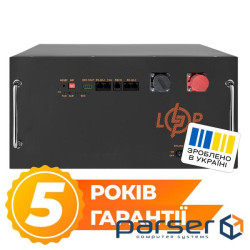 Аккумулятор LP LiFePO4 51,2 V-150 Ah (7680 Wh) (BMS JK 150 А/100 А) RM RS485/CAN BL (41764)