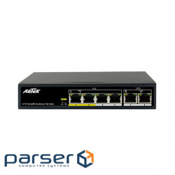 6-Port 10/100 with 4 PoE ports and 2 EXPoE ports (65W ) C11-042-30-065