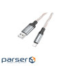 Cable HOCO U112 Shine USB-A to Lightning 1m Gray (6931474788801)