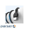 Дата кабель USB 2.0 AM to USB-C 1.0m 2.1A black XO (XO-NB200-TC-1-BK)