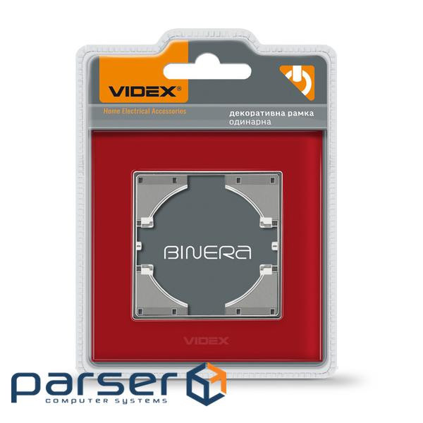 Рамка Videx VF-BNFRG1H-RD