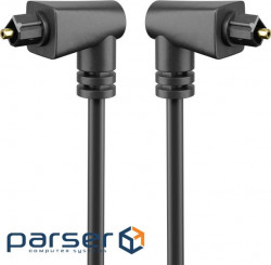 Goobay audio optical cable Toslink 1.0m,90/90 D=4.0mm Optical Fiber (75.04.1592-1)