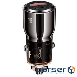 Зарядний пристрій XO 1xUSB-C PD65W + 1xUSB 30W Tarnish (CC58.tranish)