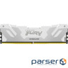 Модуль пам'яті KINGSTON FURY Renegade White/Silver DDR5 8000Mhz 32GB Kit 2x16GB (KF580C38RWK2-32)