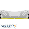 Модуль пам'яті KINGSTON FURY Renegade White/Silver DDR5 8000Mhz 32GB Kit 2x16GB (KF580C38RWK2-32)