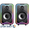 Акустична система 2.0 Defender Solar 11 10Вт, Bluetooth, RGB підсвітка, USB, чорна (65811)