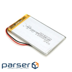 Літій-полімерний акумулятор 3*40*70mm (Li-ion 3.7В 1200мА&middot,год) (304070) ) (304070)