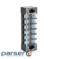Terminal block 6-digit TB-1506 15A / 600V, wire cross-section 0.5-1.5mm2, 100 pieces in a package, price per unit 
