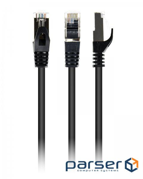 Патч-корд 5м S/FTP Cat 6A CU LSZH black Cablexpert (PP6A-LSZHCU-BK-5M)