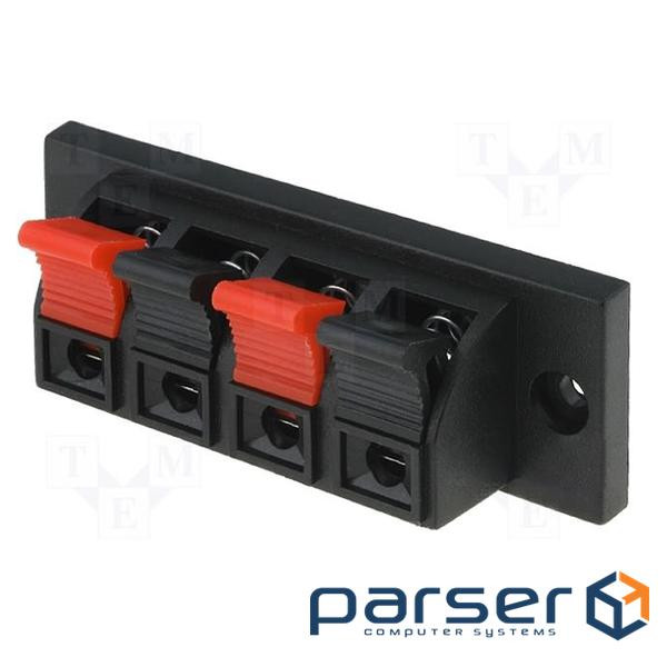 Затискач 4-pin JR6255 для динаміка розмір панелі 70 x 24 мм 