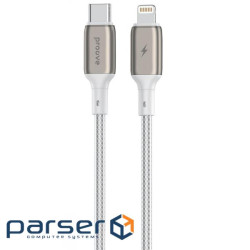 Кабель Proove Dense Metal Type-C to Lightning 27W (2m) white (CCDM27002122)