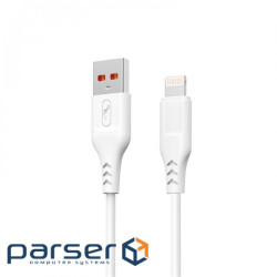Кабель SkyDolphin S61L USB - Lightning (M/M), 1 м , White (SDUSB-000443)