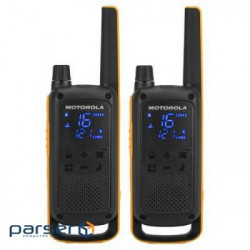 Walkie talkie Motorola TALKABOUT T82 Extreme RSM TWIN Yellow Black (5031753007195)