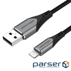 Cable Vention USB - Lightning 2.4A 1.5 m Grey (LABHG)