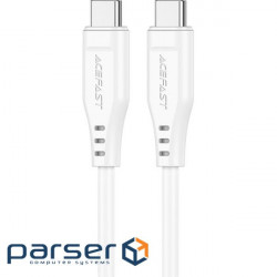 Кабель ACEFAST C3-03 USB-C to USB-C 1.2м White (AFC3-03W)