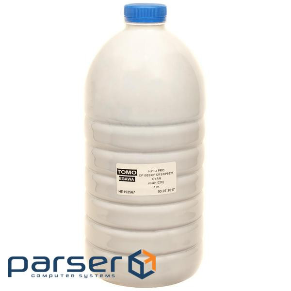 Toner HP LJ PRO CP1025/CP1215/CP5525, 1kg CYAN Chemical Tomoegawa (CGK-02C-1)