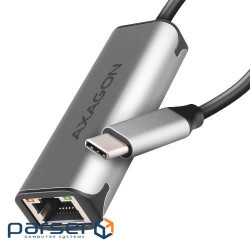 Мережевий адаптер AXAGON ADE-25RC SuperSpeed USB-C 2.5 gigabit, сірий