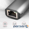 Мережевий адаптер AXAGON USB-C 3.2 Gen 1 to 2.5G Ethernet (ADE-25RC)