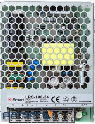 Блок живлення HiSmart 24V, 4.5A, 100W (LRS-100-24)