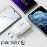 Choetech mains charger (1USBх 3A) Type-C PD20W Charger White (Q5004-V5)