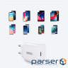 Choetech mains charger (1USBх 3A) Type-C PD20W Charger White (Q5004-V5)