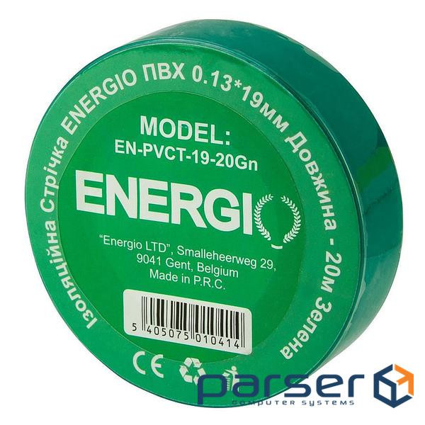 PVC insulating tape 0.13*19mm 20m green (PVCT-1920Gn)