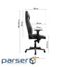 Крісло ігрове GT Racer X-8007 Dark Gray (X-8007 Fabric DarkGrayXL)