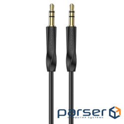 Аудіокабель BOROFONE BL16 Clear sound AUX audio cable Black (BL16B)